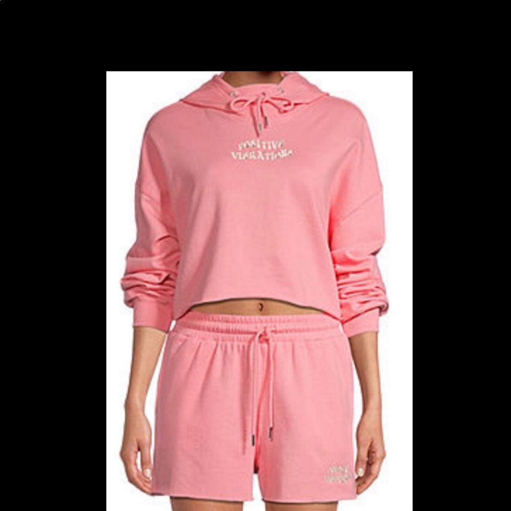 Womens Long Sleeve Hoodie & shorts set